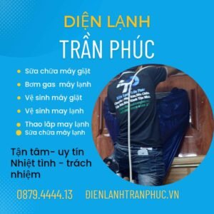 Điên lạnh trần phúc chuyên thi công sửa chữa các loại như: máy treo tường, máy âm trần, máy áp trần, tủ đứng và các loại máy công nghiệp tại nhà TP.HCM là đơn vị được nhiều nhà hàng, khách sạn và các công ty tin tưởng và ký hợp. Hơn nhiều năm hoạt động trong ngành dịch vụ vệ sinh máy lạnh Điện Lạnh Trần phúc được nhiều khách hàng tin tưởng và đánh giá cao về uy tín cũng như về chất lượng. Kỹ thuật tại Trần phúc có thâm niên lâu năm nhất trong ngành khắc phục triệt để các sự cố chảy nước, kém lạnh, có mùi hoi, bám tuyết Tận tâm với khách hàng Luôn mang lại sự hài lòng cho khách hàng